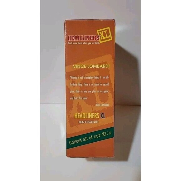 HEADLINERS XL CORINTHIAN 1998 Limited Edition 1 of 7,260 Vince Lombardi Figure - Picture 5 of 7